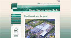Desktop Screenshot of holz-lohse.de