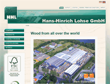 Tablet Screenshot of holz-lohse.de